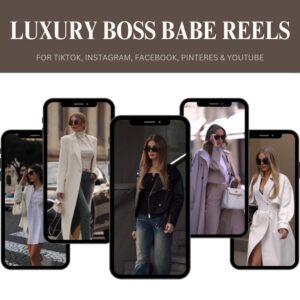 2000+ Luxury Aesthetic Boss Babe Reels Bundle, Faceless Marketing, Digital Marketing, Master Resell Rights, PLR Digital Products, MRR